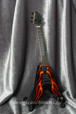 Сувенирная мини-гитара ESP Flying V JH-1